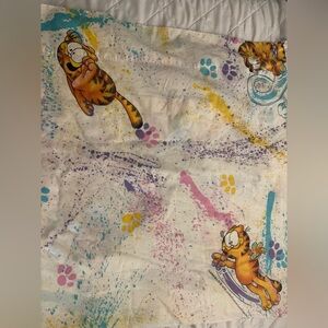Garfield Patterned twin size flat sheet